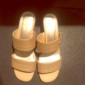 Anne Klein slides, like new!